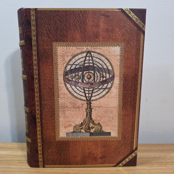 Punch Studio Book Box Renaissance Astronomy Secret Storage Decorative Hardcover - Picture 1 of 6